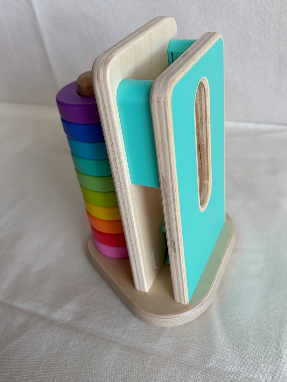 Lovevery Wooden Stack and Slot Montessori Baby Toddler toy